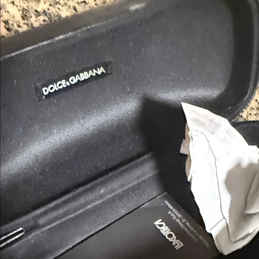 Dolce & Gabbana Black and Gold Sunglasses